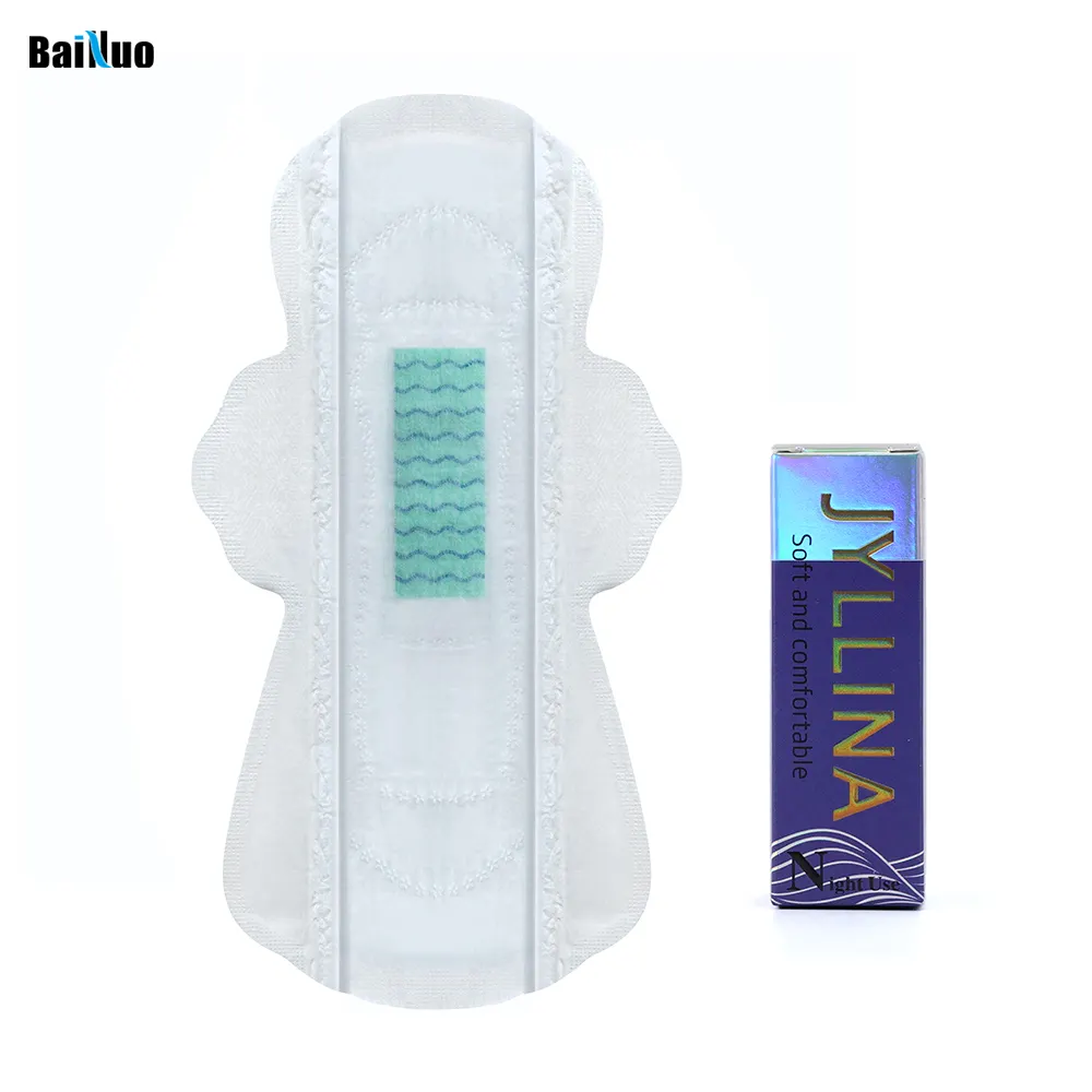 New hot selling ultra-thin lipstick packaging for daily and night use disposable women's sanitary napkins