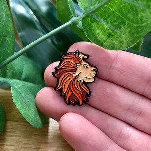 Pin de solapa de metal animal personalizado de fabricante, alfileres de esmalte suave baratos, insignia de oso de dinosaurio - Product Image 3