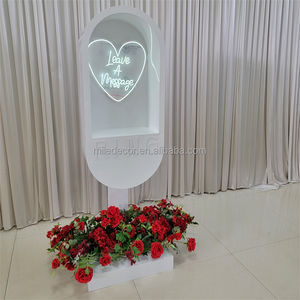 Di alta qualità in metallo moderno cabina telefonica sfondo per le feste di matrimonio all'aperto popolare Guest Book decorazione - Product Image 4