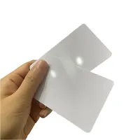 Cartes d'imprimante à jet d'encre Cr80, 250 pièces par paquet, papier cartonné en plastique blanc pour imprimante