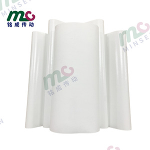 Bande transporteuse en PU sans couture Minsen White pour applications résistantes à l'huile - Product Image 3