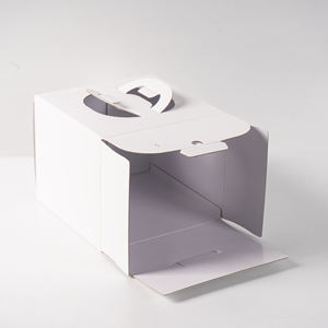 2025 nuevo diseño al por mayor caja de papel personalizada caja de regalo de grado alimenticio pastel panadería Snack galleta caja de embalaje - Product Image 3