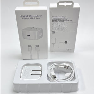 Adaptateur PD Type C 40W pour iPhone 17 16 15 14 Pro Chargeur USB C pour iPhone Chargeur Rapide Ensemble avec Câble Tressé Prise US Pliable - Product Image 4