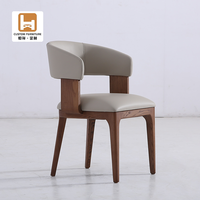 Ensemble de table à manger moderne minimaliste de luxe, compact, avec plateau rond en marbre, en bois massif naturel, pour salle à manger, avec 4 chaises