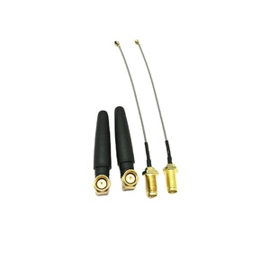 Antenne externe omnidirectionnelle 2dBi IoT sans fil en caoutchouc pour carte mère intelligente 433 MHz, antenne <span class=keywords><strong>Internet</strong></span> compacte avec câble SMA RF1.13 - Product Image 2