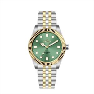<span class=keywords><strong>Montre</strong></span>-<span class=keywords><strong>bracelet</strong></span> pour <span class=keywords><strong>homme</strong></span> avec cadran en nacre, en acier inoxydable 316L, argenté, bicolore, avec mouvement automatique 8215 - Product Image 5