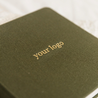 Carnets personnalisés en papier PU lin gaufré avec texte sur mesure, journaux personnalisés, livres vierges à couverture personnalisée, 60 feuilles, cadeau