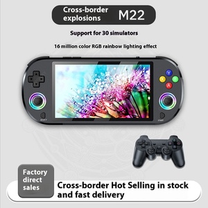 M22Pro 5.0 Inch Màn Hình Siêu Độ Nét Cao 3D Arcade Trò Chơi Giao Diện Điều Khiển Hỗ Trợ <span class=keywords><strong>Gamepad</strong></span> Và Wi-Fi Xách Tay Bỏ Túi Video Máy Nghe Nhạc - Product Image 5