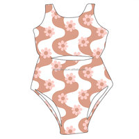 Maillot de bain en tissu confortable pour nouveau-né, motif boisson, vêtements de plage pour fille, nouvelle collection