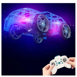 Drone RC KK, voiture mini drone RC et voiture volante, quadricoptère télécommandé avec décollage/atterrissage à une touche, lumières LED - Product Image 3