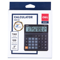 Calculatrice de bureau Deli EM01120, calculatrice multifonctionnelle pour les affaires