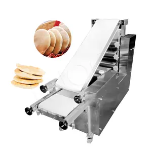 Máquina de fazer pão HNOC Chapati para fazer pão em árabe Máquina de fazer pão em pita totalmente automática