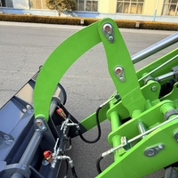 China RG-EV10 Mini Elektro Vorderrad lader Kompakte Batterie Teleskop Kleine Farmen Günstige Bagger lader Kern motor