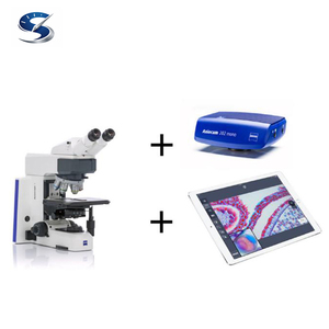 <span class=keywords><strong>Microscope</strong></span> vertical <span class=keywords><strong>Zeiss</strong></span> Bioscope Axioscope 5 est un <span class=keywords><strong>microscope</strong></span> intelligent utilisé pour le travail et la recherche biomédicales quotidiennes. - Product Image 3