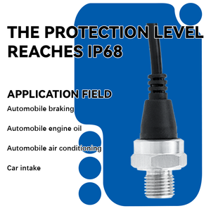 Geïntegreerde Waterdichte Ip65 Temperatuurdruksensor 0.5-4.5V 4-20ma Industrieel Regelsysteem Geïntegreerde Zender Voor Auto - Product Image 5