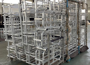 Carrello da pesca multifunzione con struttura in acciaio leggero per campeggio all'aperto carrello da pesca facile da usare per la vendita - Product Image 5