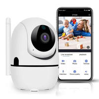 1080P Plus Hareket Takipli Bebek Monitörü İç Mekan Kablosuz IP Gözetim Kamerası WiFi HD Kızılötesi Gece Görüşü