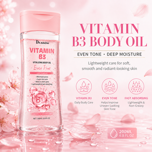 Produits de soin corporel en gros OEM, vitamine B3, huile de massage corporelle pour unifier le teint et éclaircir la peau noire - Product Image 1