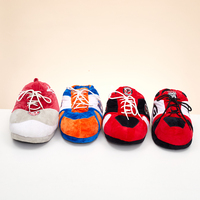 Chaussons de sport d'hiver en peluche, style baskets, idéal comme cadeau