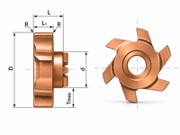 Fraise à rainurer indexable pour acier inoxydable, plaquettes AlTiN, outil de rainurage CNC, fraise à rainurer modulaire