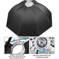 Godox Octagon Softbox avec support Bowens et sac pour Speedlite Studio Flash