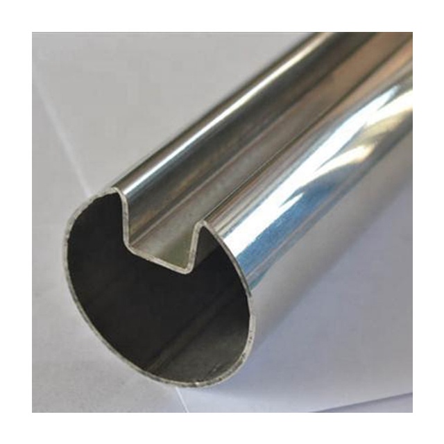 Polishing Thin Wall SS Welded Slotted Pipe TP304 Tube Stainless Steel Spiral Welded Single Slot, Double Slot 300 Series RUNTIAN