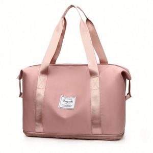 กระเป๋าเดินทางแบบพับได้ ขยายได้ กันน้ำ คุณภาพสูง ความจุเยอะ ลายตาราง เหมาะสำหรับวันหยุดสุดสัปดาห์ - Product Image 1