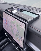 Boîte de rangement en silicone pour Jetour T2 Accessoire d'intérieur de voiture de style populaire pour tableau de bord de la console centrale (écran arrière)