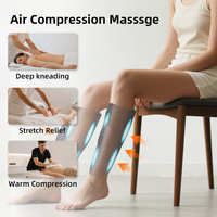Appareil de massage amincissant automatique rechargeable pour les jambes, masseur de jambes multifonctionnel à compression d'air électrique, pour détendre les muscles