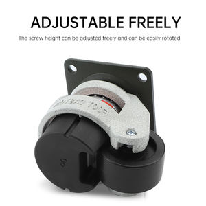 Rodízios para Móveis FUMA Retráteis Giratórios com Freio em Aço Inoxidável, Roda Niveladora com Rolamento de 40MM, Alta Capacidade de Carga para Móveis Móveis - Product Image 5