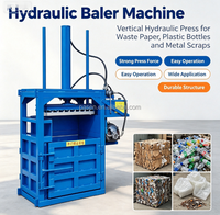 Presse à balles automatique à économie d'énergie Pasen pour bouteilles en plastique, ferraille, vêtements usagés, déchets textiles, papier et carton