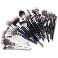 Ensemble de 13 pinceaux de maquillage professionnels vegan, poils synthétiques, manche en bois, kit de maquillage pour fond de teint et blush, logo personnalisé, marque privée