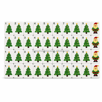 Tuiles de Mahjong Américaines Personnalisées en Acrylique Gravé de Luxe, Décoration Festive Rouge de Noël, Écologiques, pour Soirées de Jeu et Réunions Familiales