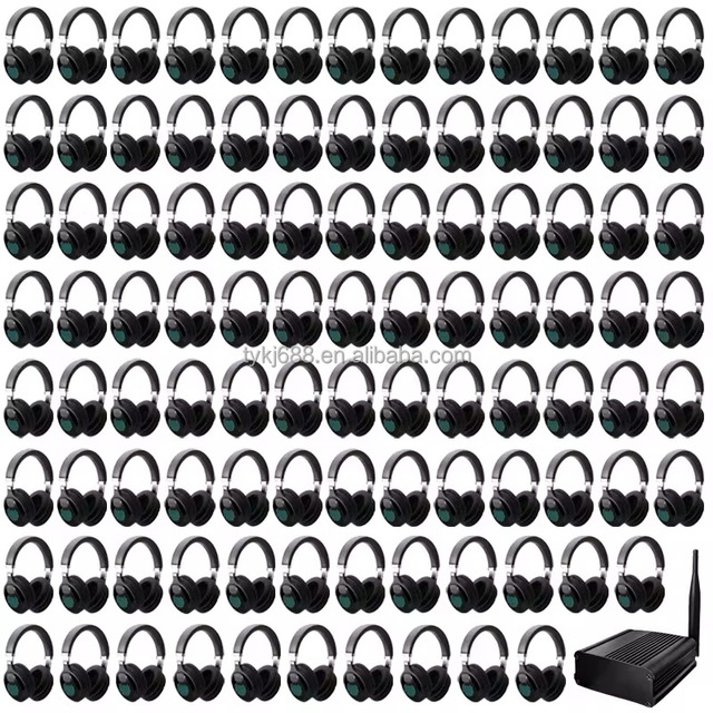 Best Silent Disco Headphones Silent Disco  3 Channels LED Silent Disco Headphone  for Silent Dance Party