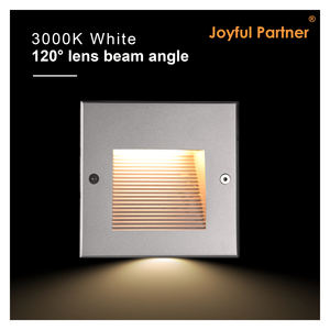 Étanche extérieur IP65 aluminium carré encastré étape lumières LED mur coin étape pied lumière - Product Image 2