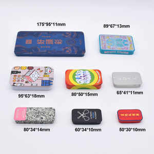 Slidingtin hộp dập nổi kẹo quà tặng hình chữ nhật bản lề kim loại trẻ em kháng hộp tròn rỗng trà cà phê container tin trường hợp - Product Image 6