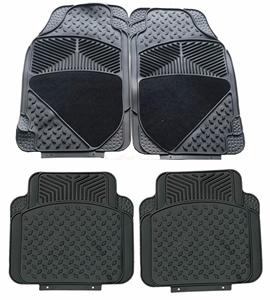 Juego de 4 Alfombrillas de PVC Antideslizantes para Coche, Diseño de Camuflaje Forestal, para <span class=keywords><strong>Tesla</strong></span> Model 3/Y 2021-2023, Oferta - Product Image 4