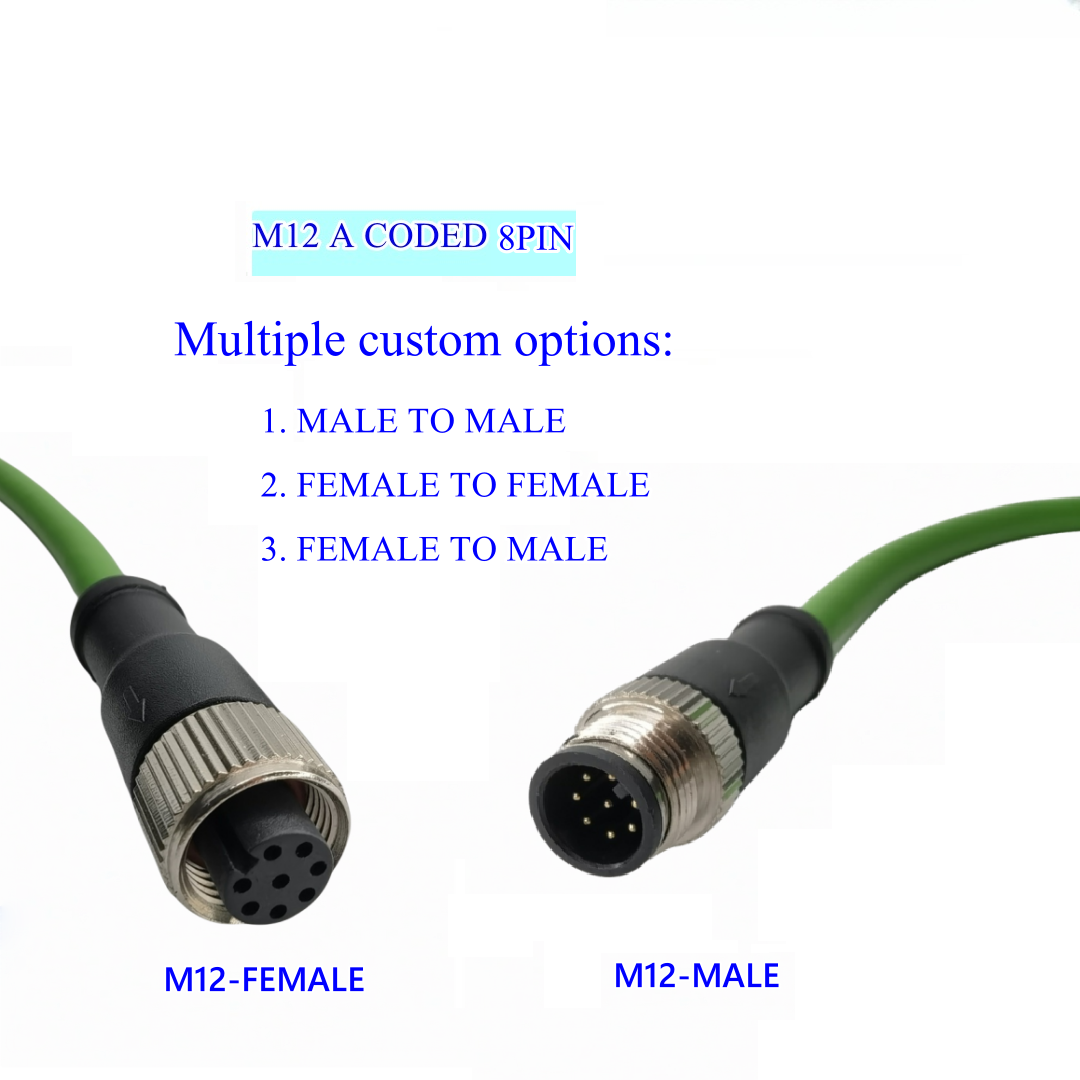 A CODE MALE/FEMALE(8pin)