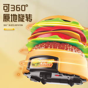Voiture télécommandée Hamburger, jouet RC, cadeau d'anniversaire créatif et amusant pour garçons, filles et enfants - Product Image 4