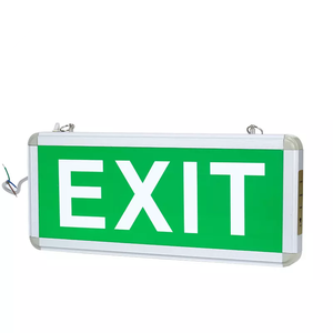 Batería recargable IP20 Luz LED de emergencia verde Señal de salida de incendios Luz LED de salida - Product Image 1