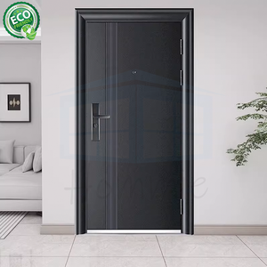 Portes Extérieures Commerciales en Acier – Porte d'Entrée Principale de Villa en Acier Durable – Porte de Sécurité de Haute Qualité – Porte d'Entrée Personnalisée – Prix Usine - Product Image 3
