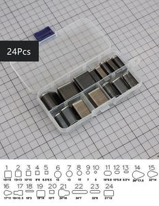 طقم أدوات لتقطيع الهواتف, طقم أدوات لتقطيع الجوفاء بثقب واحد على شكل حرف واحد ، 24/39/52 ، أداة يدوية الصنع من الجلد للحرف اليدوية - Product Image 4