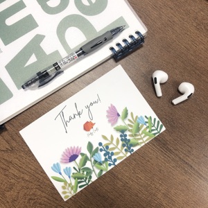 Cartolina Personalizzata Ecologica in Carta Riciclata all'Ingrosso Biglietto di Ringraziamento Aziendale Carta Inseribile per Packaging - Product Image 6