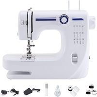 Machine à coudre domestique surjeteuse à aiguille simple, nouvelle version améliorée, machine à tricoter, mini machine à coudre portable 608 pour la maison