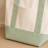 Sac fourre-tout en toile de coton épais surdimensionné réutilisable avec poche avant pour les courses, la plage, les voyages, le travail quotidien