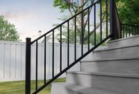 Einfach zu installierende Innen-und Außen-Stahlzaun-Balustraden und Handläufe für Balkon treppen-und Park geländer