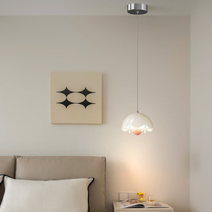 Lámpara de pared Led E27, luz de cabecera de un solo cabezal, estilo crema, protección para los ojos, para dormitorio y hogar - Product Image 3