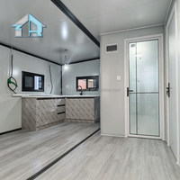 Maison conteneur isolée extensible et confortable, sur mesure, pour petit bureau commercial et stand de vente au détail