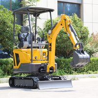 Mini Excavadora con Envío Gratuito, Máquina Excavadora de 1.6 Toneladas, MiniBagger con Certificación Euro 5, Mini Koparka de 1, 2 y 3 Toneladas