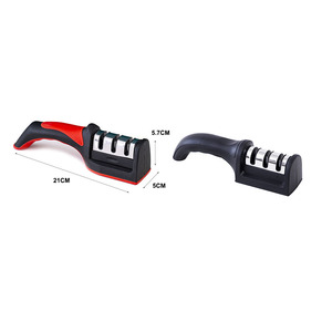 New Knife <b>Sharpener</b> 4in1 Ceramic Stone Professional Chef Knife <b>Sharpener</b> <b>Scissors</b> Sharpening Kitchen Knives Accessories - Product Image 3